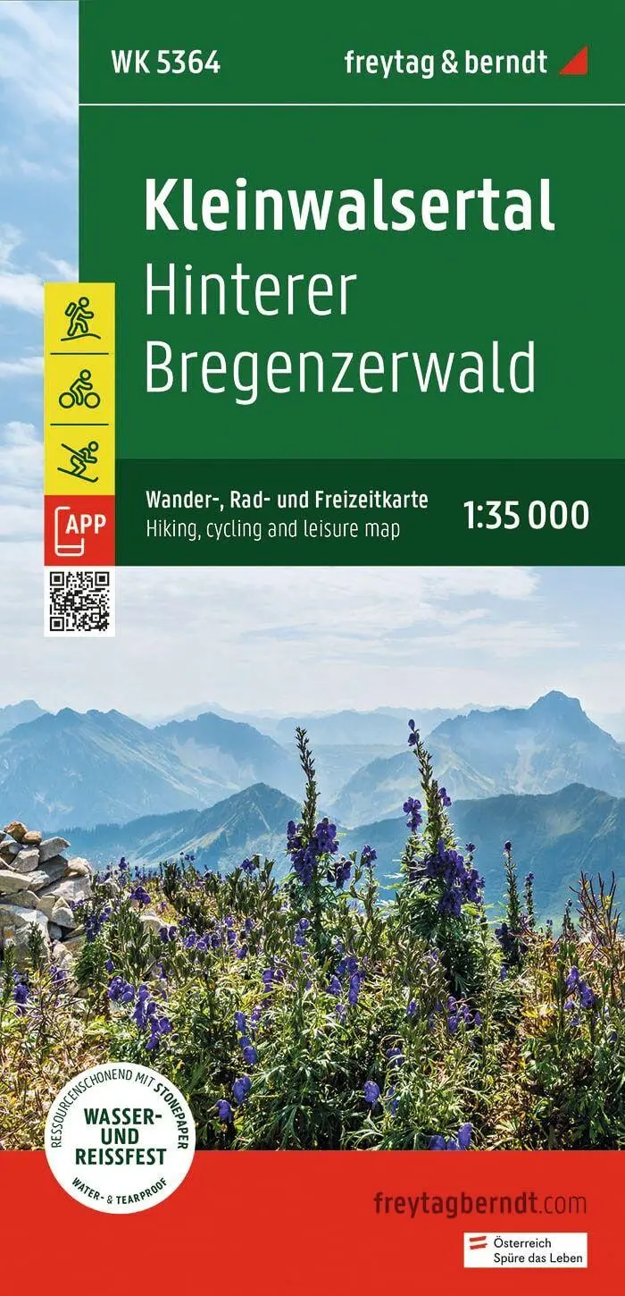 Cover: 9783707923391 | freytag &amp; berndt Wanderkarte WK 5364 Kleinwalsertal, Hinterer...