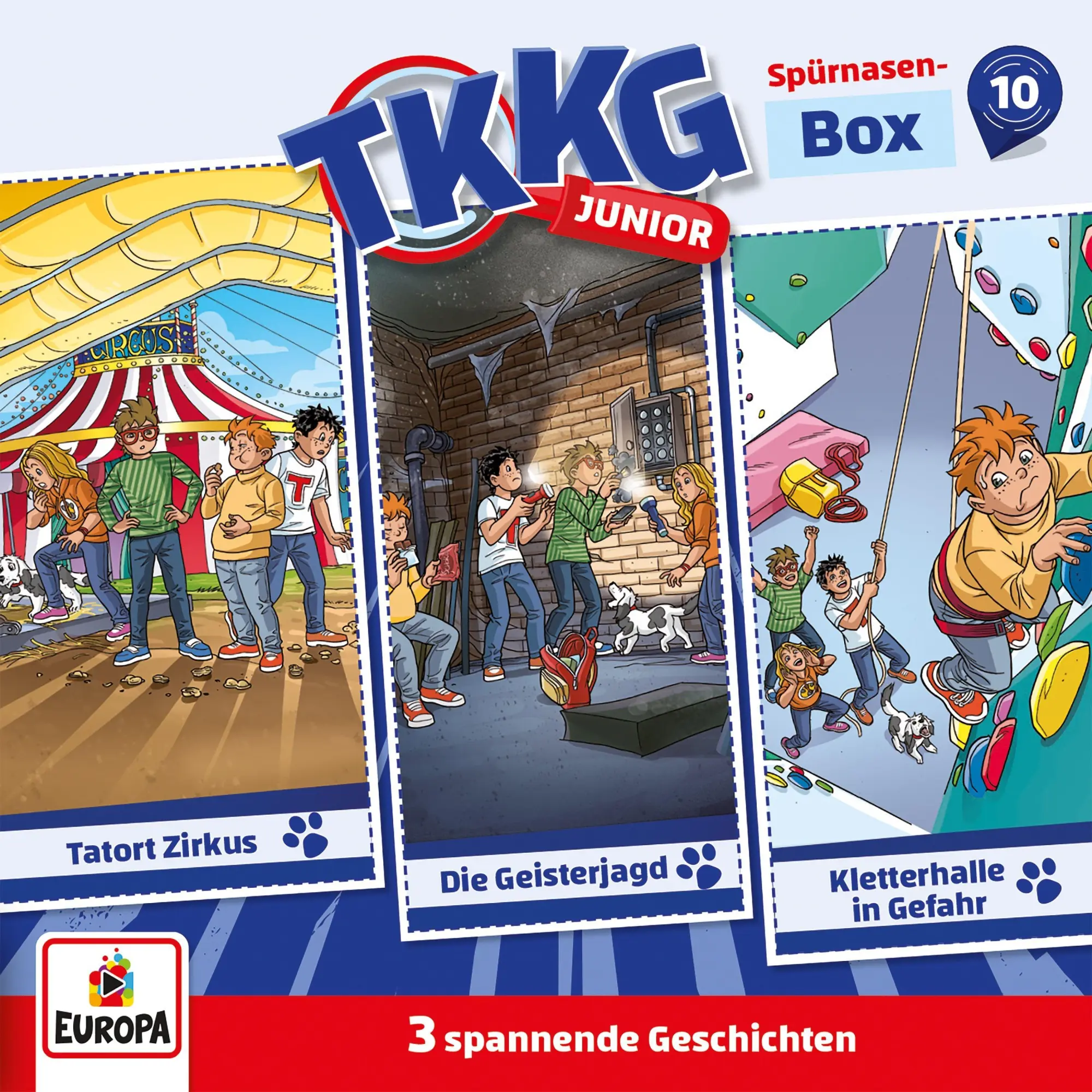 Cover: 9783803263391 | TKKG Junior - Spürnasen Box Folgen 28-30 (3 Audio-CDs) | Stefan Wolf