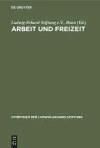 Cover: 9783828253391 | Arbeit und Freizeit | Perspektiven der Sozialen Marktwirtschaft | V.