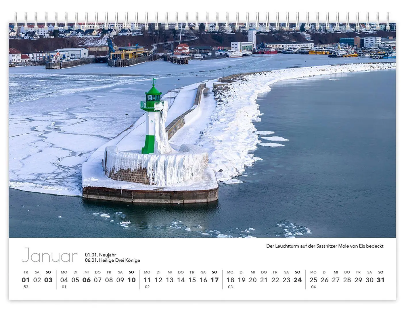 Bild: 9783912303391 | Kalender Rügen Luftaufnahmen kompakt 2027 | K4 Verlag (u. a.) | 2027