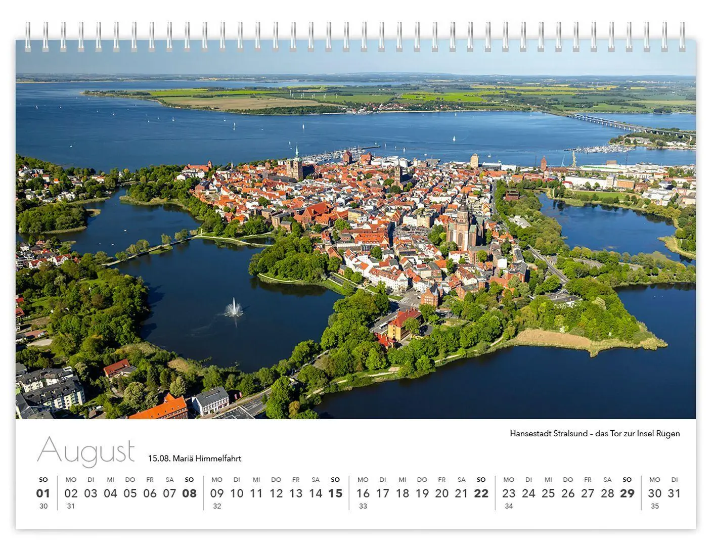 Bild: 9783912303391 | Kalender Rügen Luftaufnahmen kompakt 2027 | K4 Verlag (u. a.) | 2027