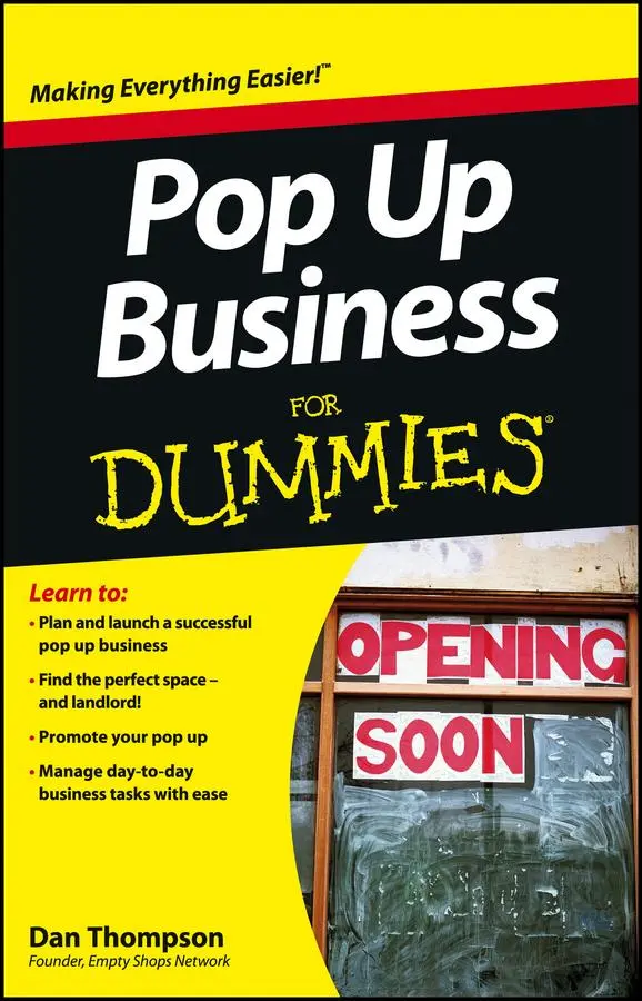 Cover: 9781118443491 | Pop-Up Business for Dummies | Dan Thompson | Taschenbuch | 264 S.