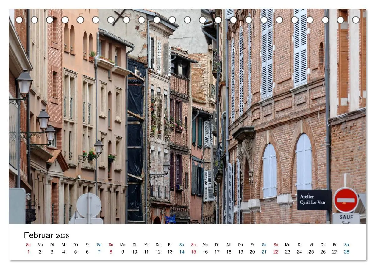 Bild: 9783457823491 | Frankreichs große Städte - Toulouse (Tischkalender 2026 DIN A5...