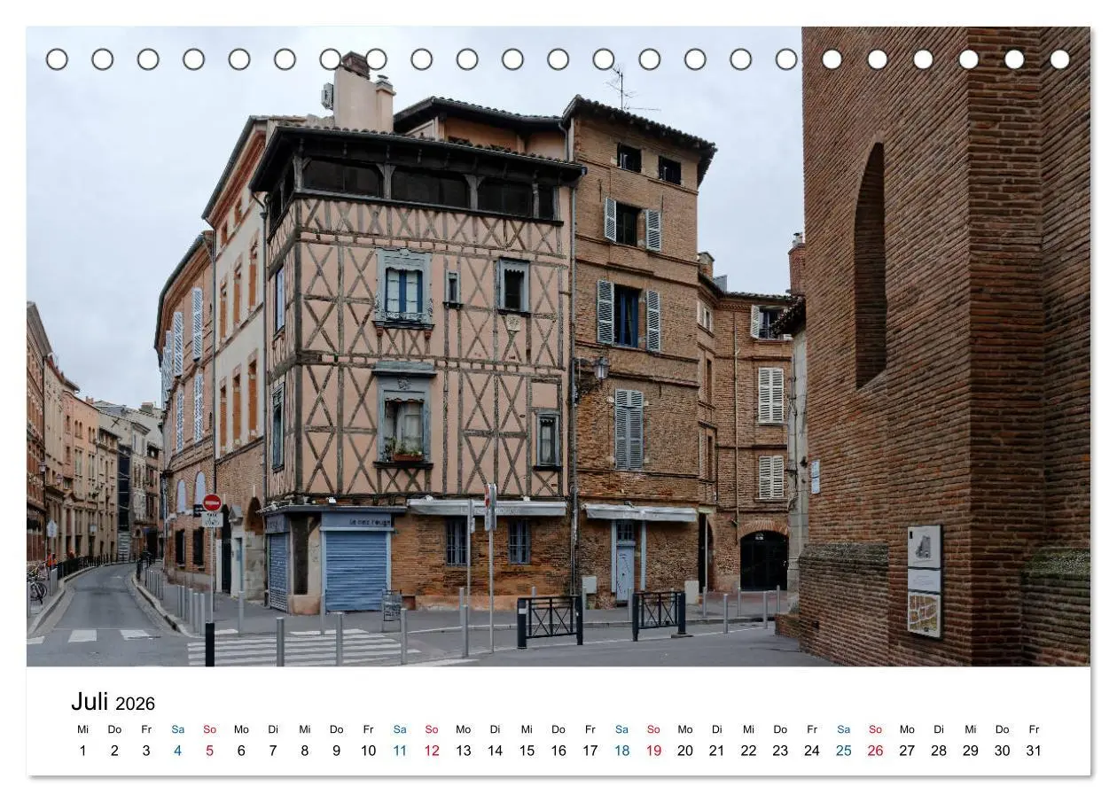 Bild: 9783457823491 | Frankreichs große Städte - Toulouse (Tischkalender 2026 DIN A5...