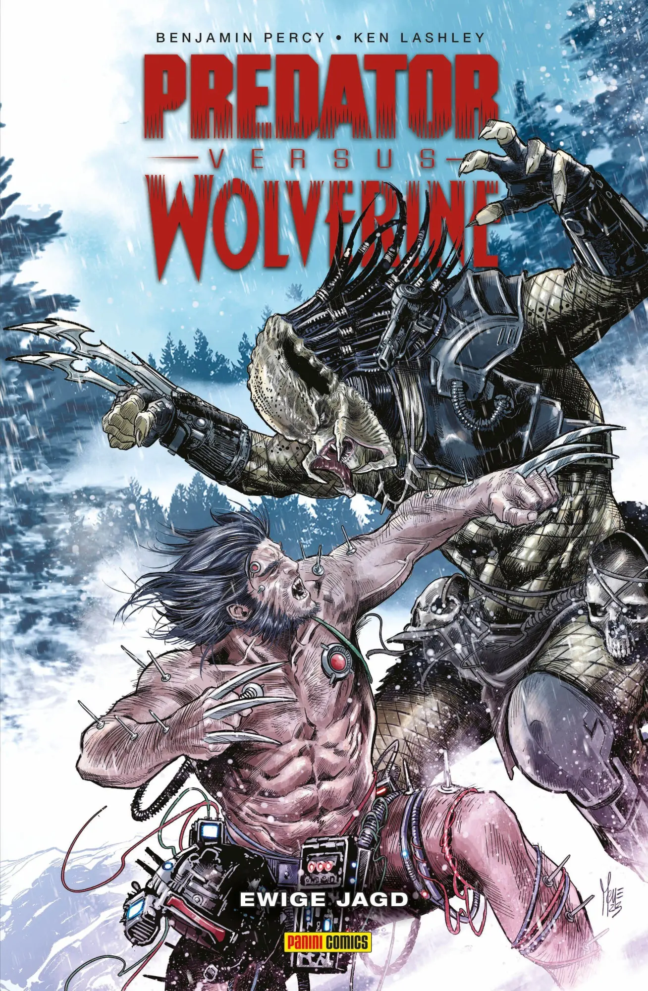 Cover: 9783741643491 | Predator vs. Wolverine: Ewige Jagd | Benjamin Percy (u. a.) | Buch