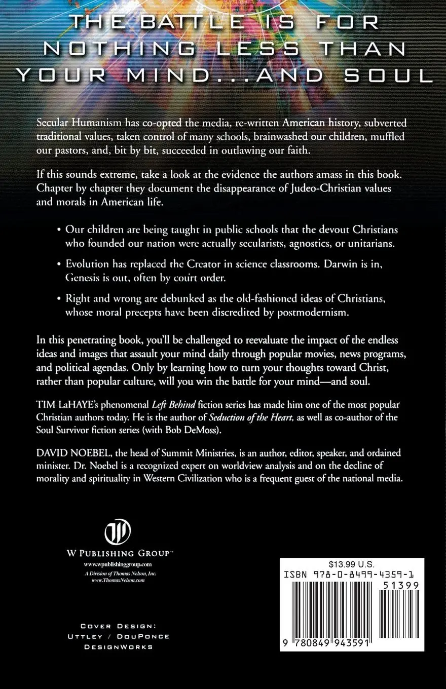 Rückseite: 9780849943591 | Mind Siege | The Battle for Truth | Tim Lahaye (u. a.) | Taschenbuch
