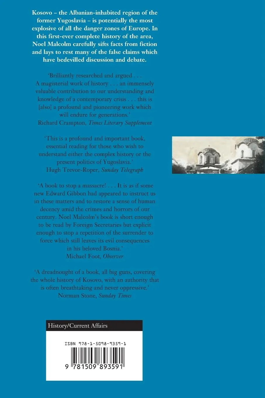 Rückseite: 9781509893591 | Kosovo | a Short History | Noel Malcolm | Taschenbuch | Englisch | Pan