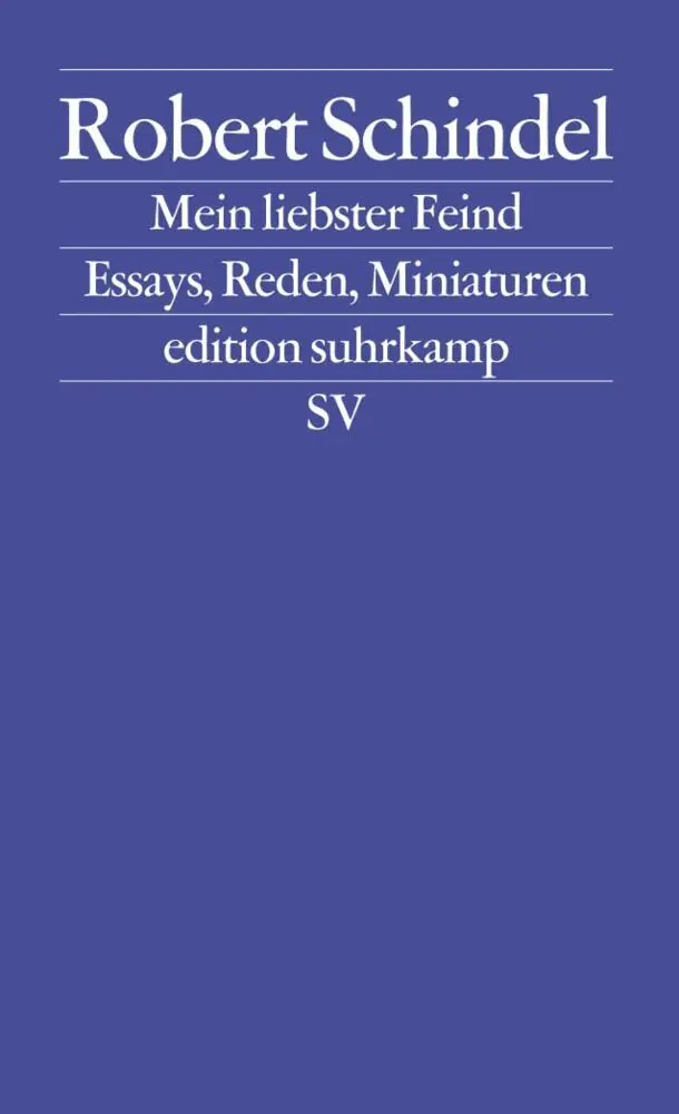 Cover: 9783518123591 | Mein liebster Feind | Essays, Reden, Miniaturen. Originalausgabe