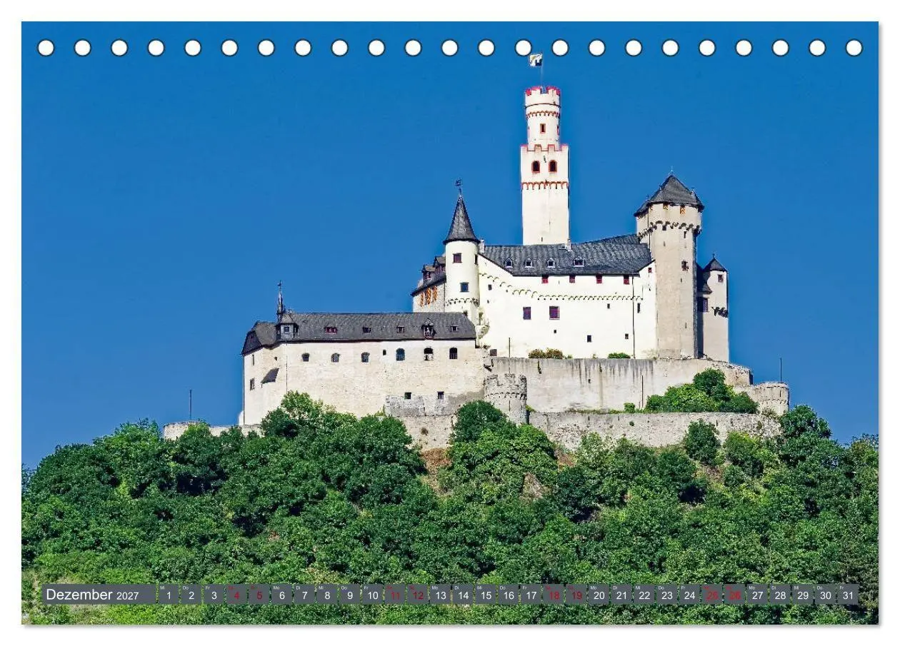 Bild: 9783569783591 | Burgen der Rheinromantik (Tischkalender 2027 DIN A5 quer), CALVENDO...