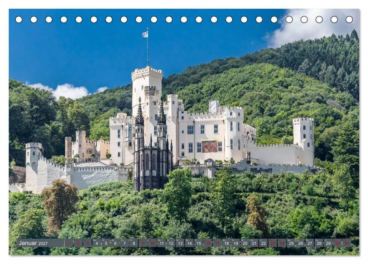 Bild: 9783569783591 | Burgen der Rheinromantik (Tischkalender 2027 DIN A5 quer), CALVENDO...