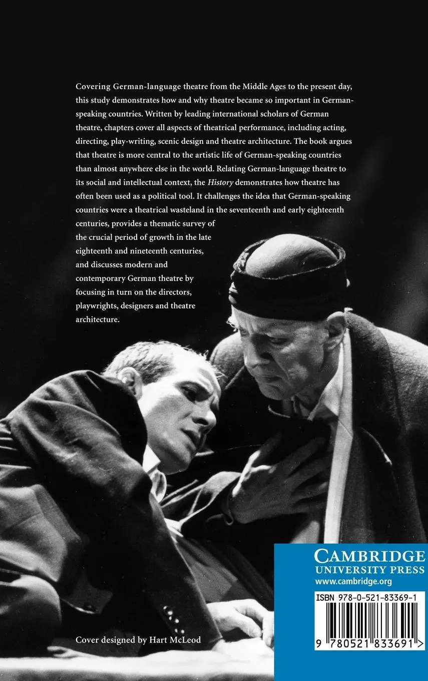 Rückseite: 9780521833691 | A History of German Theatre | Maik Hamburger (u. a.) | Buch | Gebunden