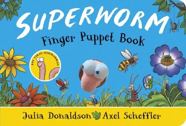 Cover: 9780702313691 | Superworm Finger Puppet Book - the wriggliest, squiggliest...