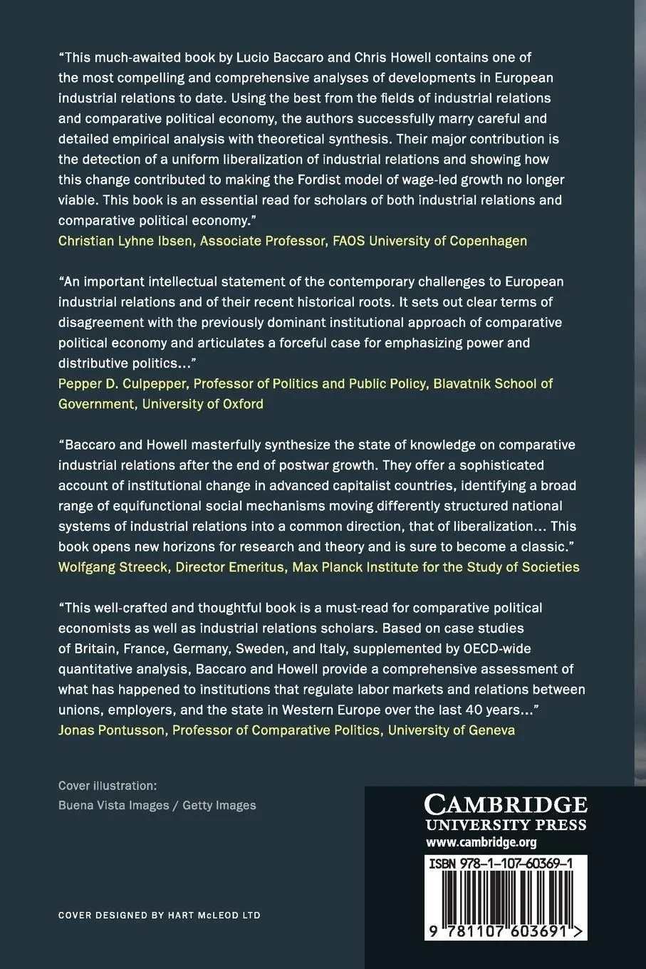 Rückseite: 9781107603691 | Trajectories of Neoliberal Transformation | Lucio Baccaro (u. a.)