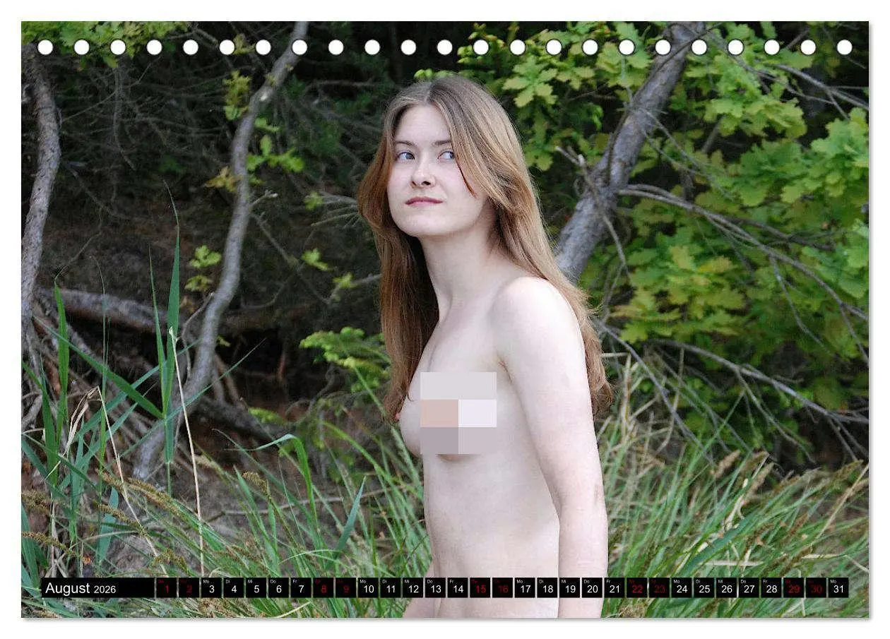 Bild: 9783457593691 | Nackte Natur (Tischkalender 2026 DIN A5 quer), CALVENDO Monatskalender