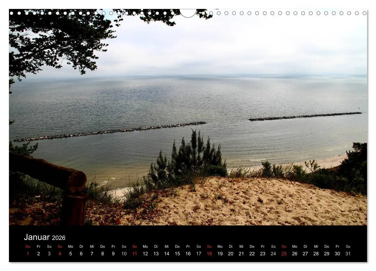 Bild: 9783516203691 | Usedom 2026 (Wandkalender 2026 DIN A3 quer), CALVENDO Monatskalender