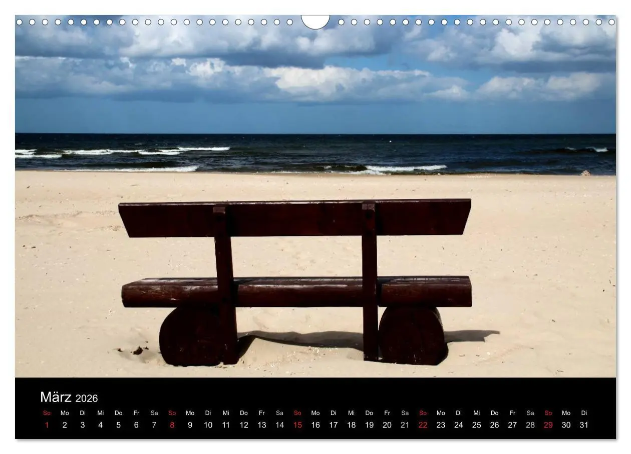 Bild: 9783516203691 | Usedom 2026 (Wandkalender 2026 DIN A3 quer), CALVENDO Monatskalender