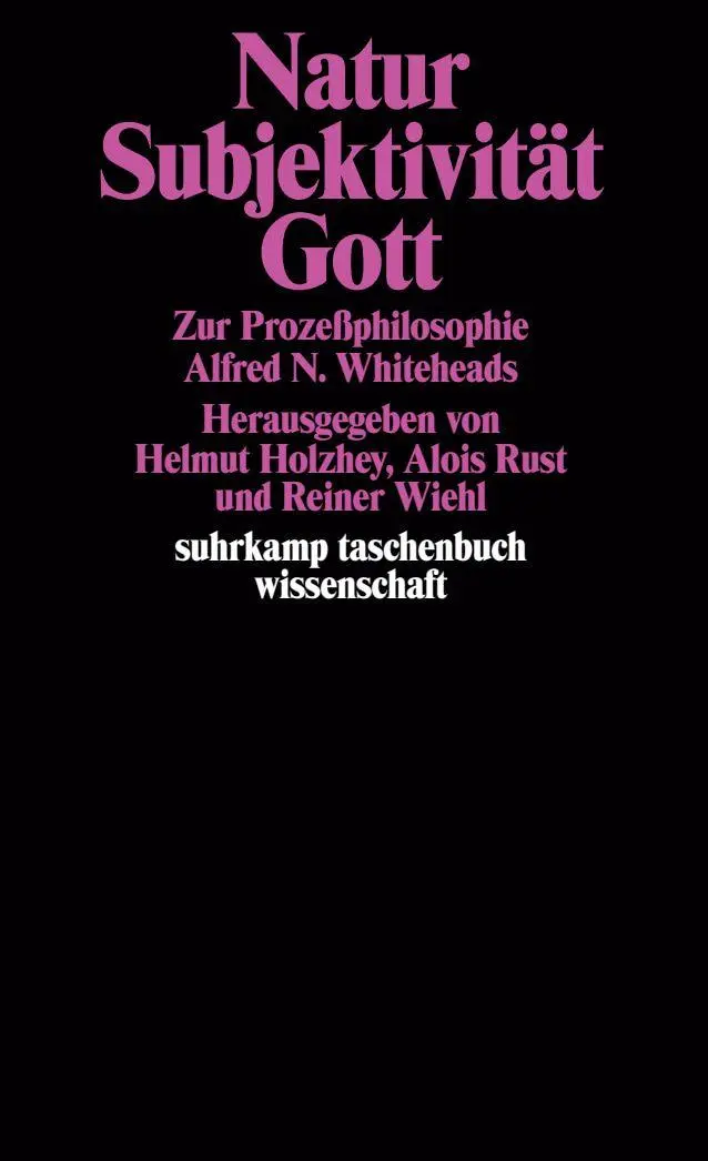 Cover: 9783518283691 | Natur, Subjektivität, Gott | Reiner Wiehl (u. a.) | Taschenbuch | 1990