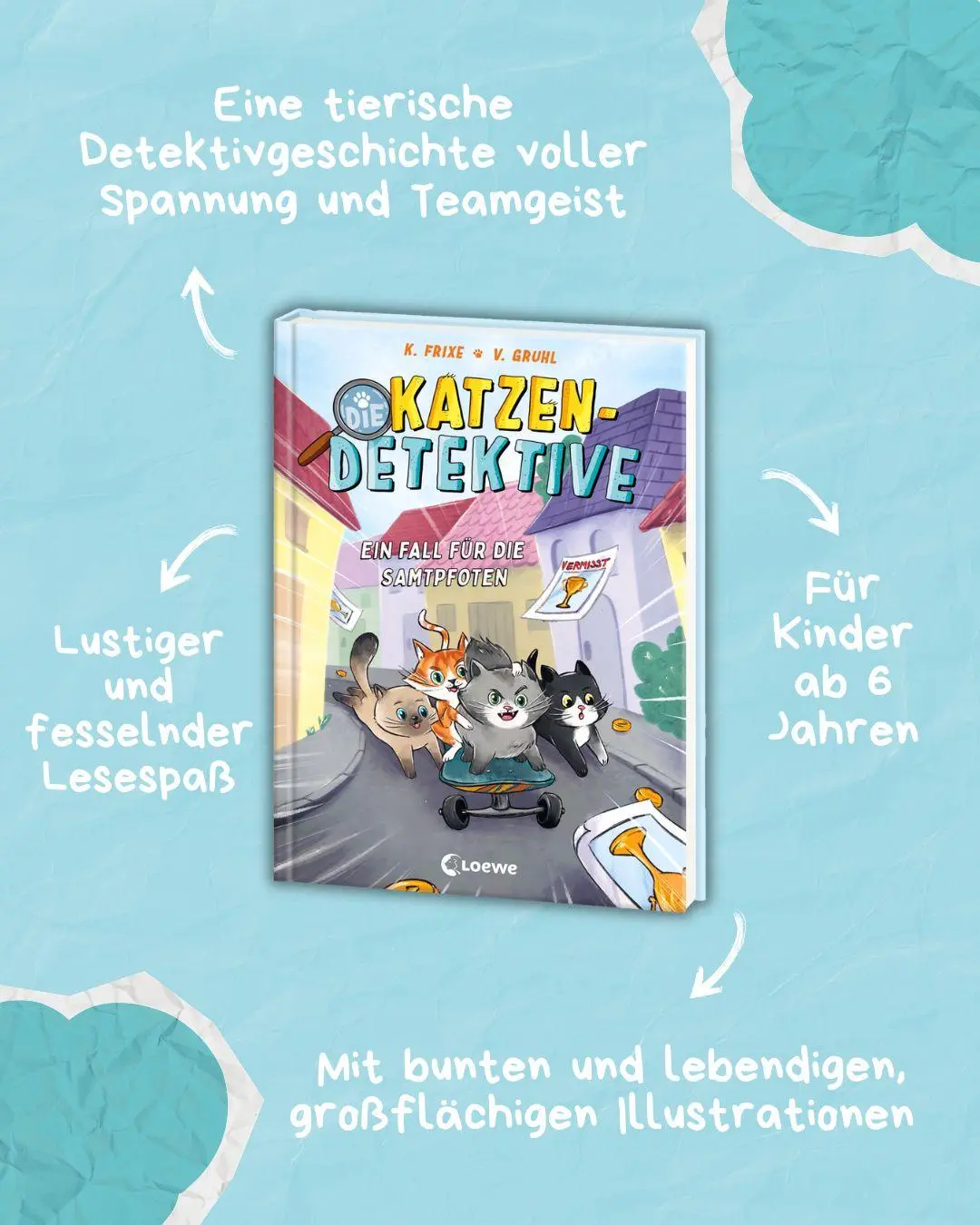 Bild: 9783743223691 | Die Katzen-Detektive (Band 1) - Ein Fall für die Samtpfoten | Frixe