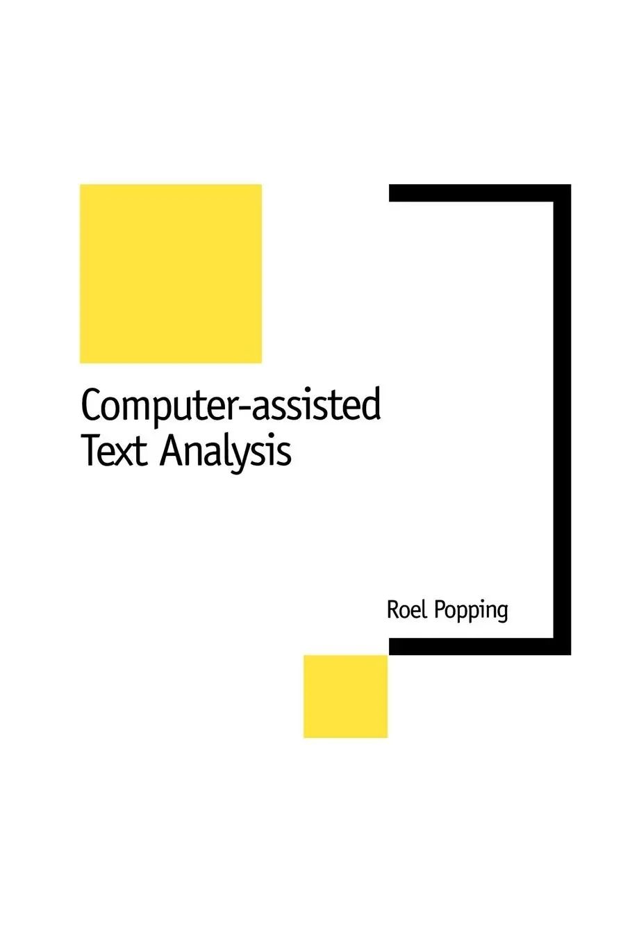 Cover: 9780761953791 | Computer-Assisted Text Analysis | Roel Popping | Taschenbuch | 2000