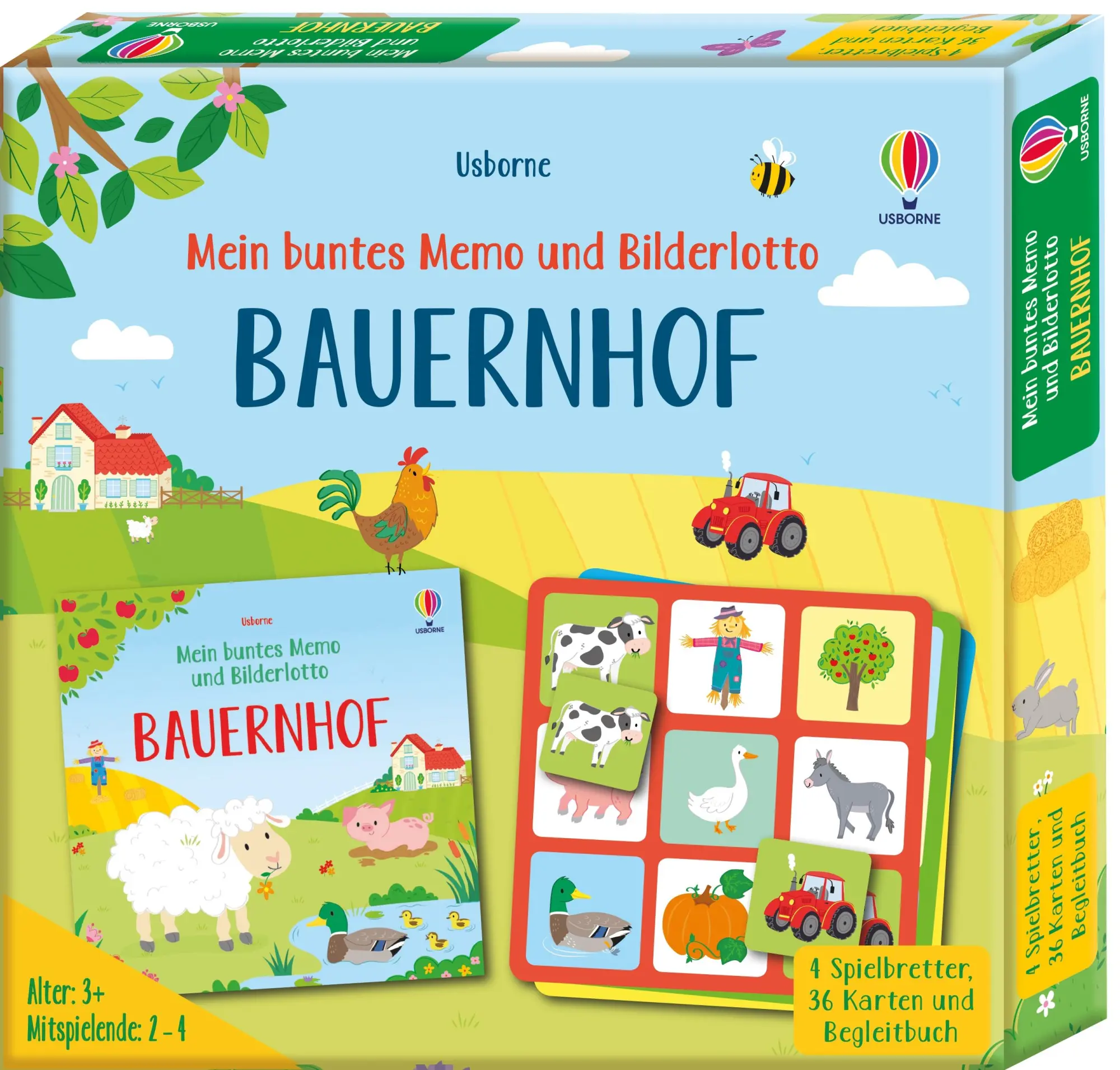 Cover: 9781035703791 | Mein buntes Memo und Bilderlotto: Bauernhof | Taschenbuch | 24 S.