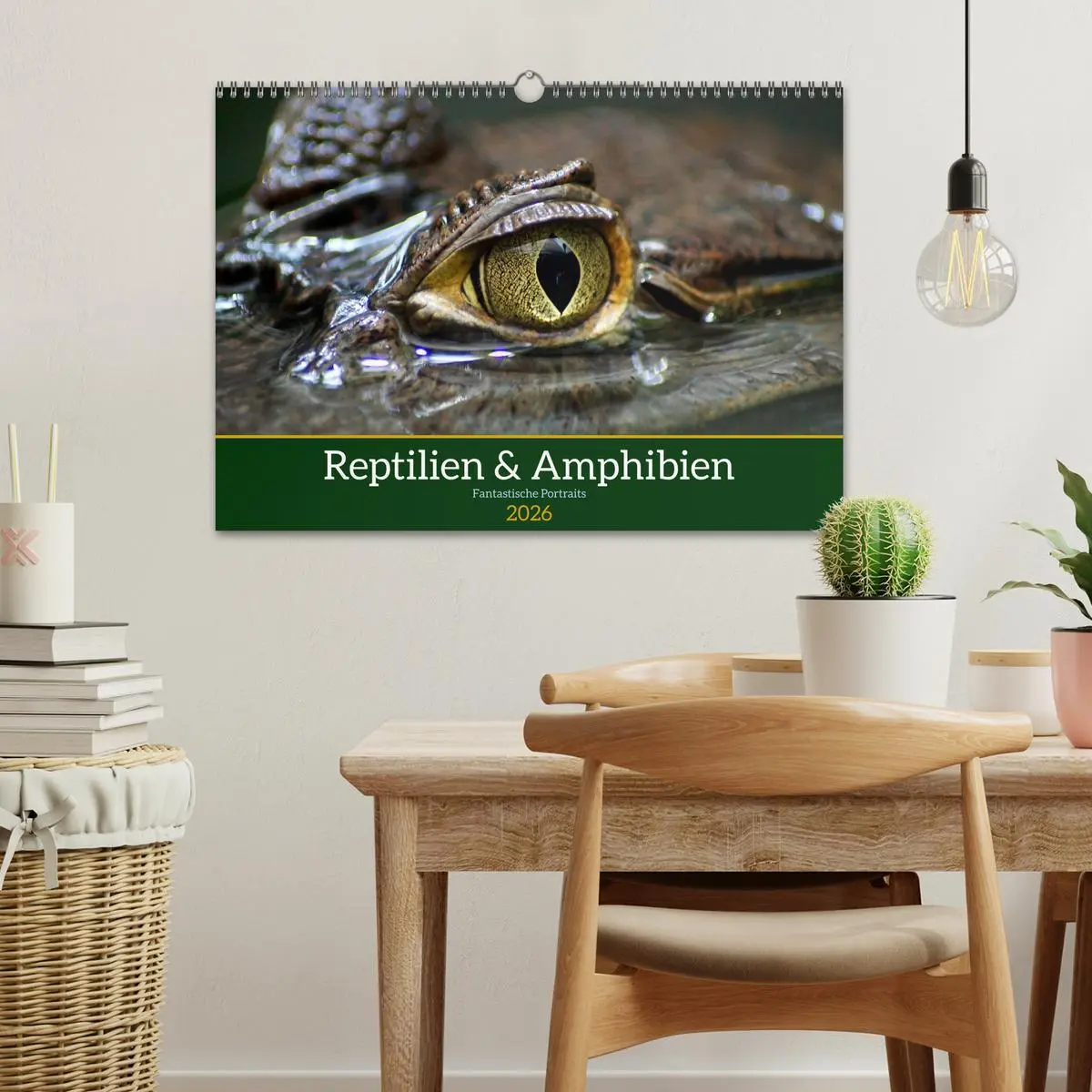 Bild: 9783457583791 | Reptilien &amp; Amphibien Portraits (Wandkalender 2026 DIN A3 quer),...