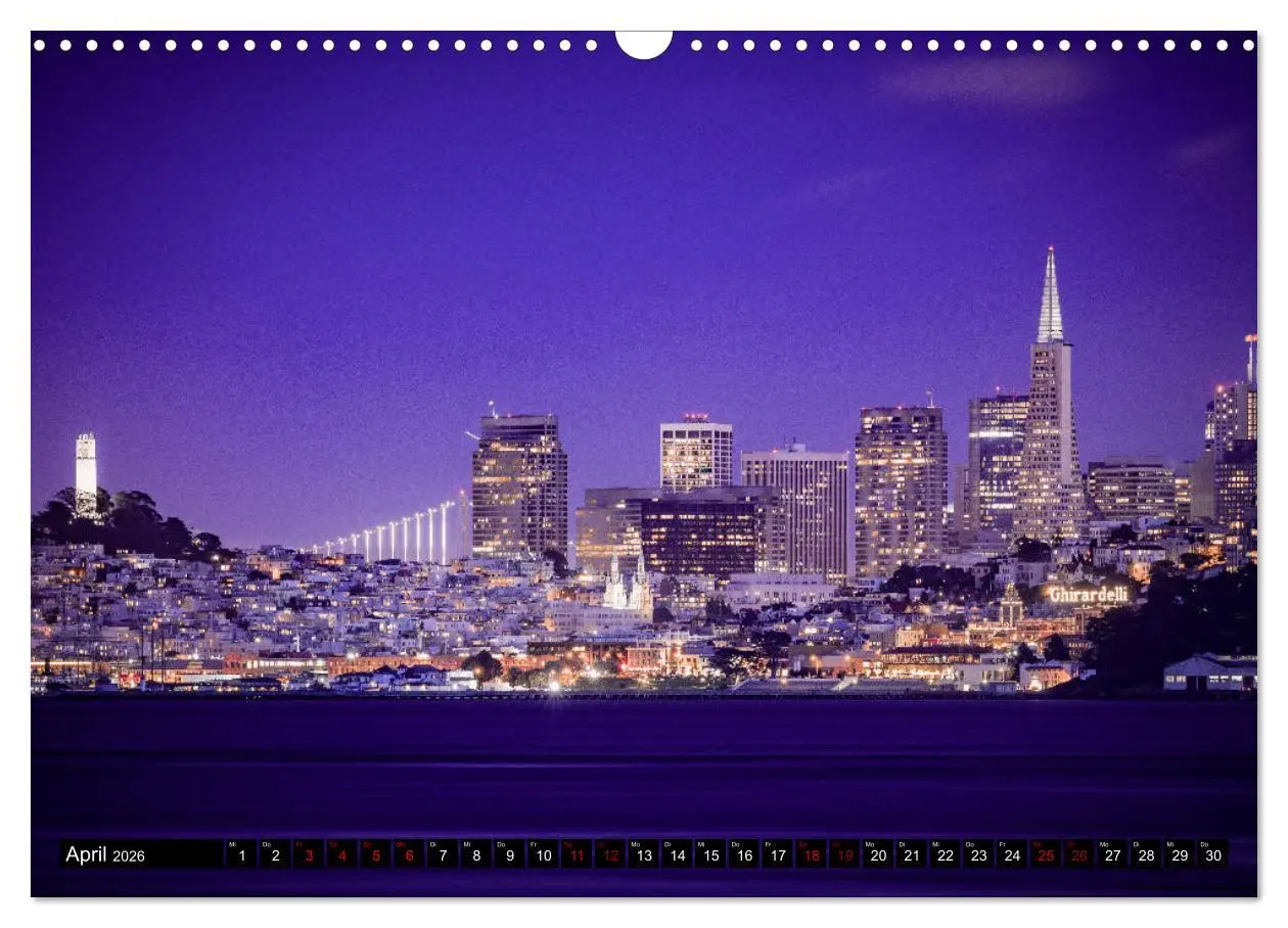 Bild: 9783457893791 | San Francisco Moments (Wandkalender 2026 DIN A3 quer), CALVENDO...