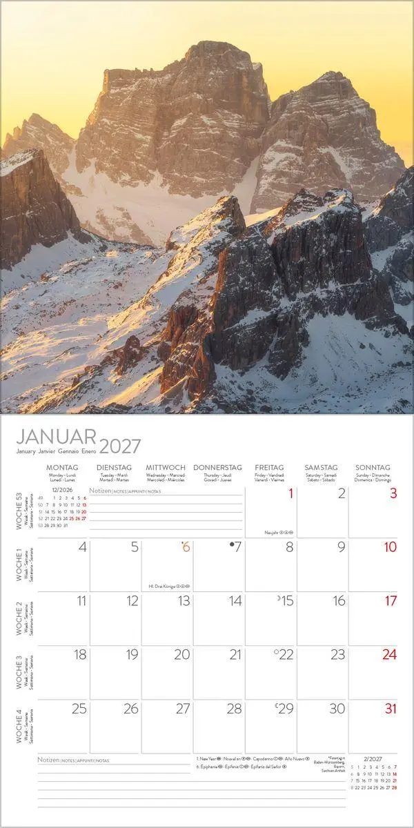 Bild: 9783819303791 | Wunder der Welt 2027 | Verlag Korsch | Kalender | 13 S. | Deutsch