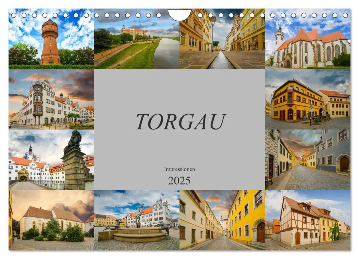 Cover: 9783435313891 | Torgau Impressionen (Wandkalender 2025 DIN A4 quer), CALVENDO...