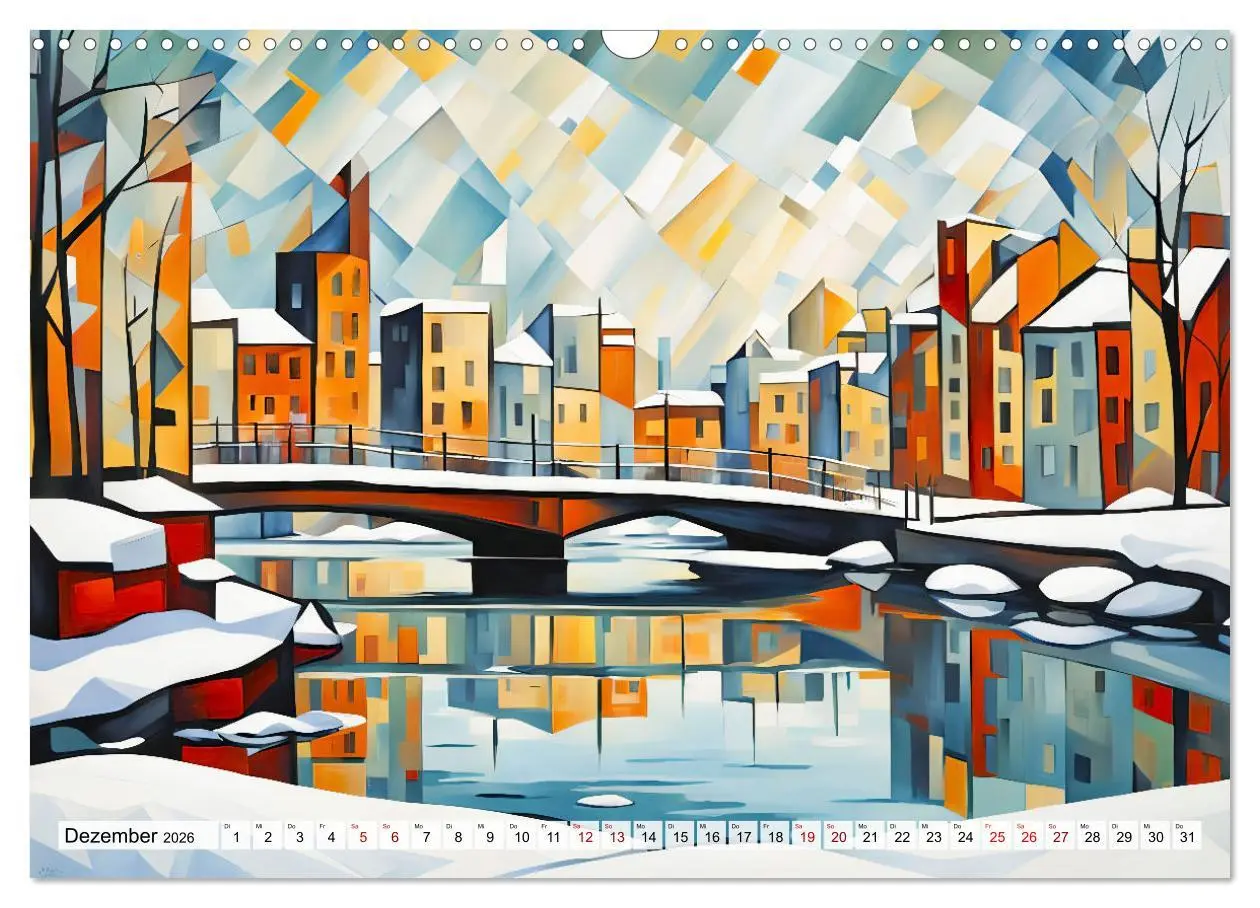 Bild: 9783457263891 | Kubistische Stadtlandschaften - Geometrische Urban Art am Wasser...