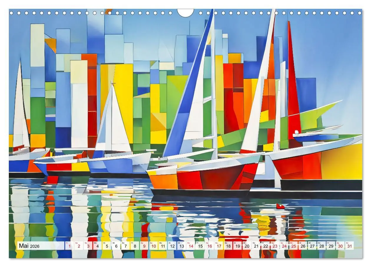 Bild: 9783457263891 | Kubistische Stadtlandschaften - Geometrische Urban Art am Wasser...