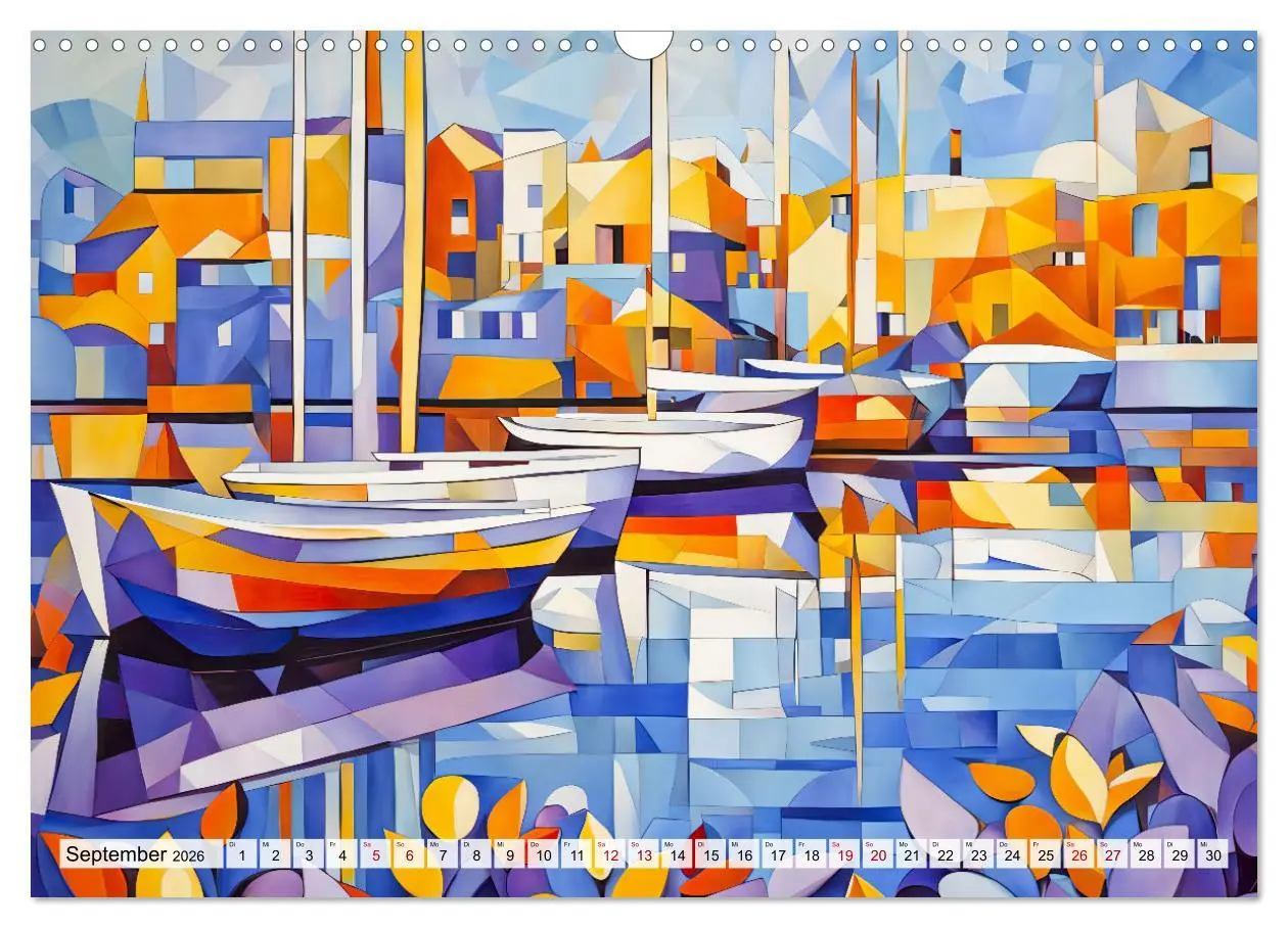Bild: 9783457263891 | Kubistische Stadtlandschaften - Geometrische Urban Art am Wasser...