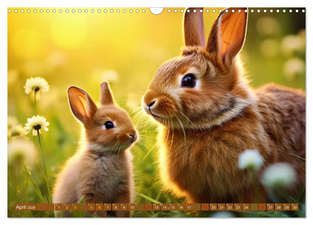Bild: 9783457403891 | Tierkinder auf dem Land (Wandkalender 2026 DIN A3 quer), CALVENDO...