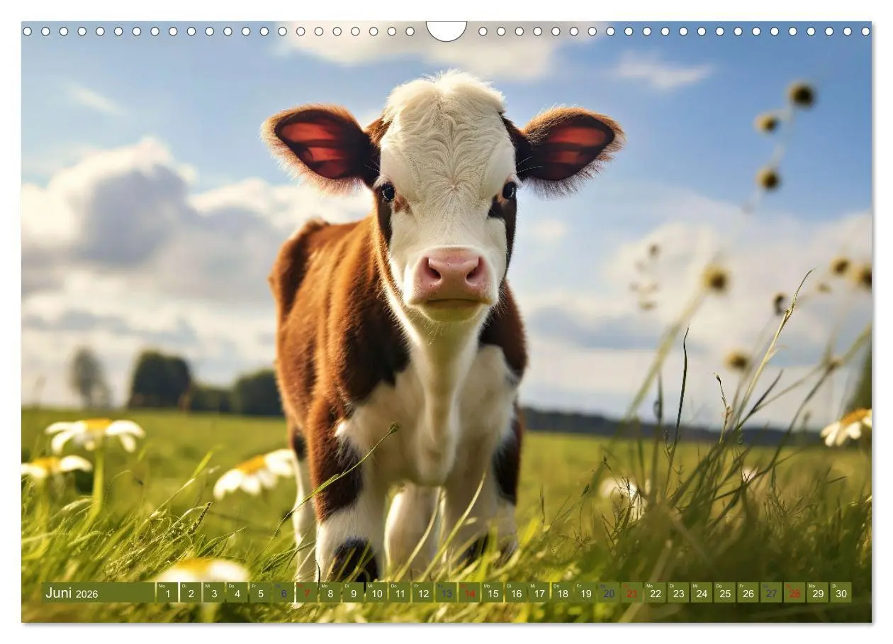 Bild: 9783457403891 | Tierkinder auf dem Land (Wandkalender 2026 DIN A3 quer), CALVENDO...