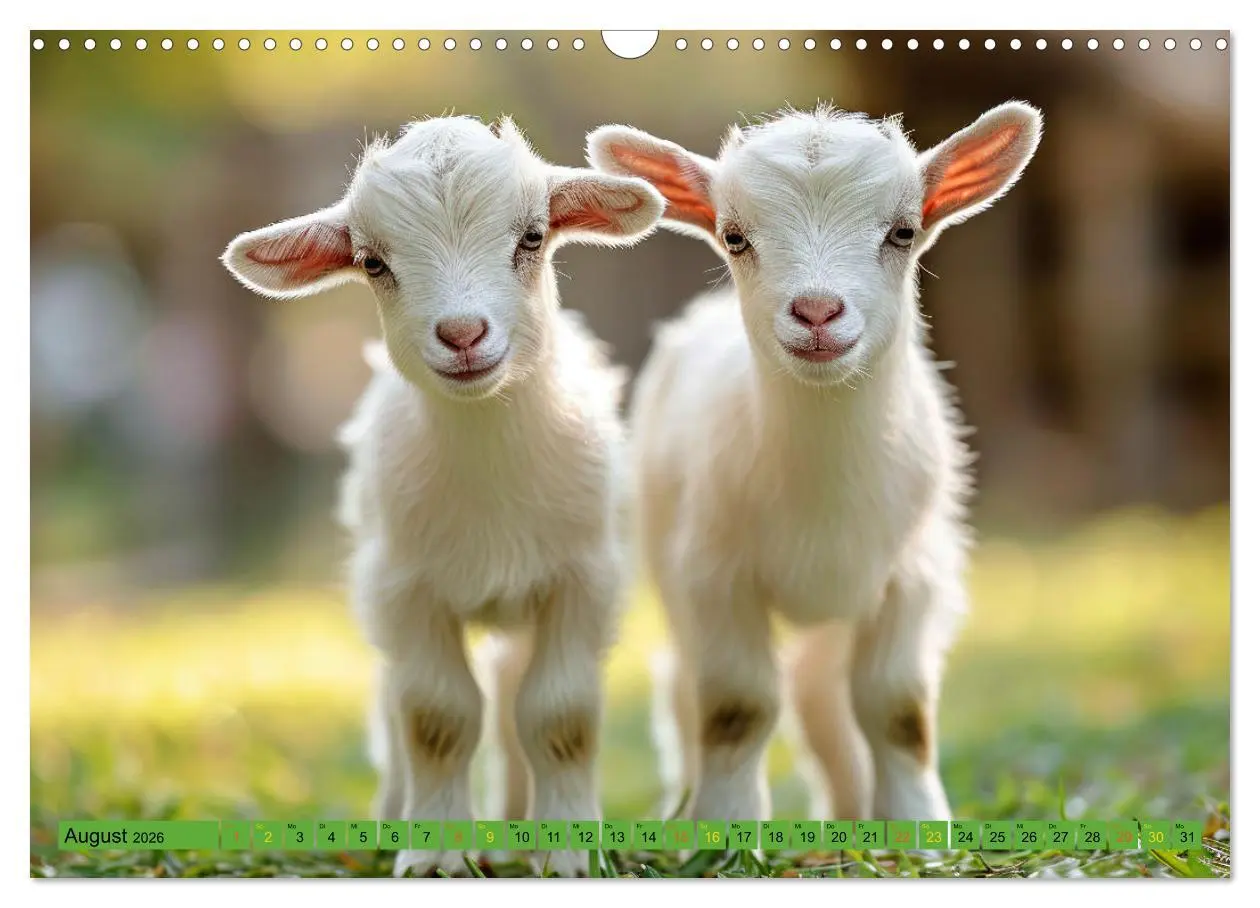 Bild: 9783457403891 | Tierkinder auf dem Land (Wandkalender 2026 DIN A3 quer), CALVENDO...