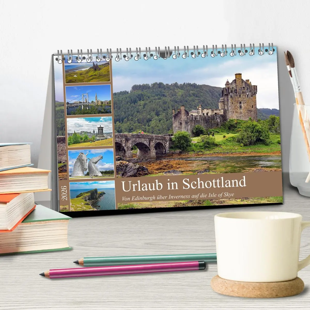 Bild: 9783457573891 | Urlaub in Schottland (Tischkalender 2026 DIN A5 quer), CALVENDO...