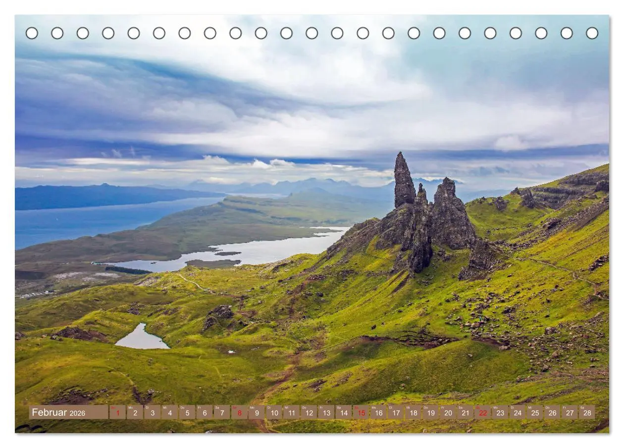 Bild: 9783457573891 | Urlaub in Schottland (Tischkalender 2026 DIN A5 quer), CALVENDO...