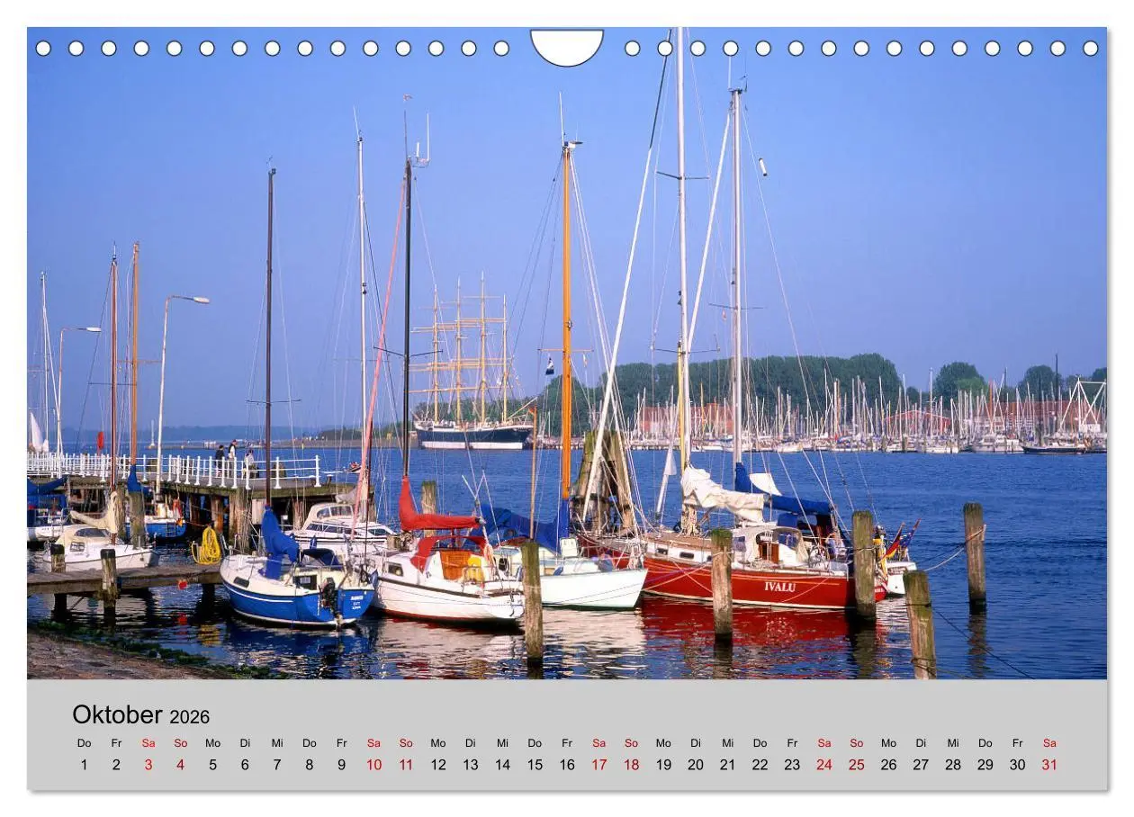 Bild: 9783457883891 | Travemünde maritim (Wandkalender 2026 DIN A4 quer), CALVENDO...