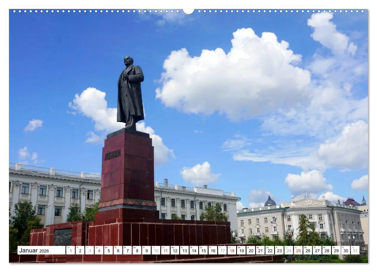 Bild: 9783516043891 | LENIN LEBT - Bilder einer Ikone (Wandkalender 2026 DIN A2 quer),...