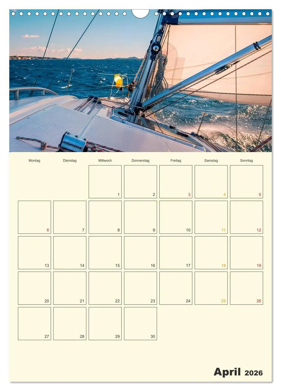 Bild: 9783516423891 | Segeln, unser Jahresplaner (Wandkalender 2026 DIN A3 hoch),...