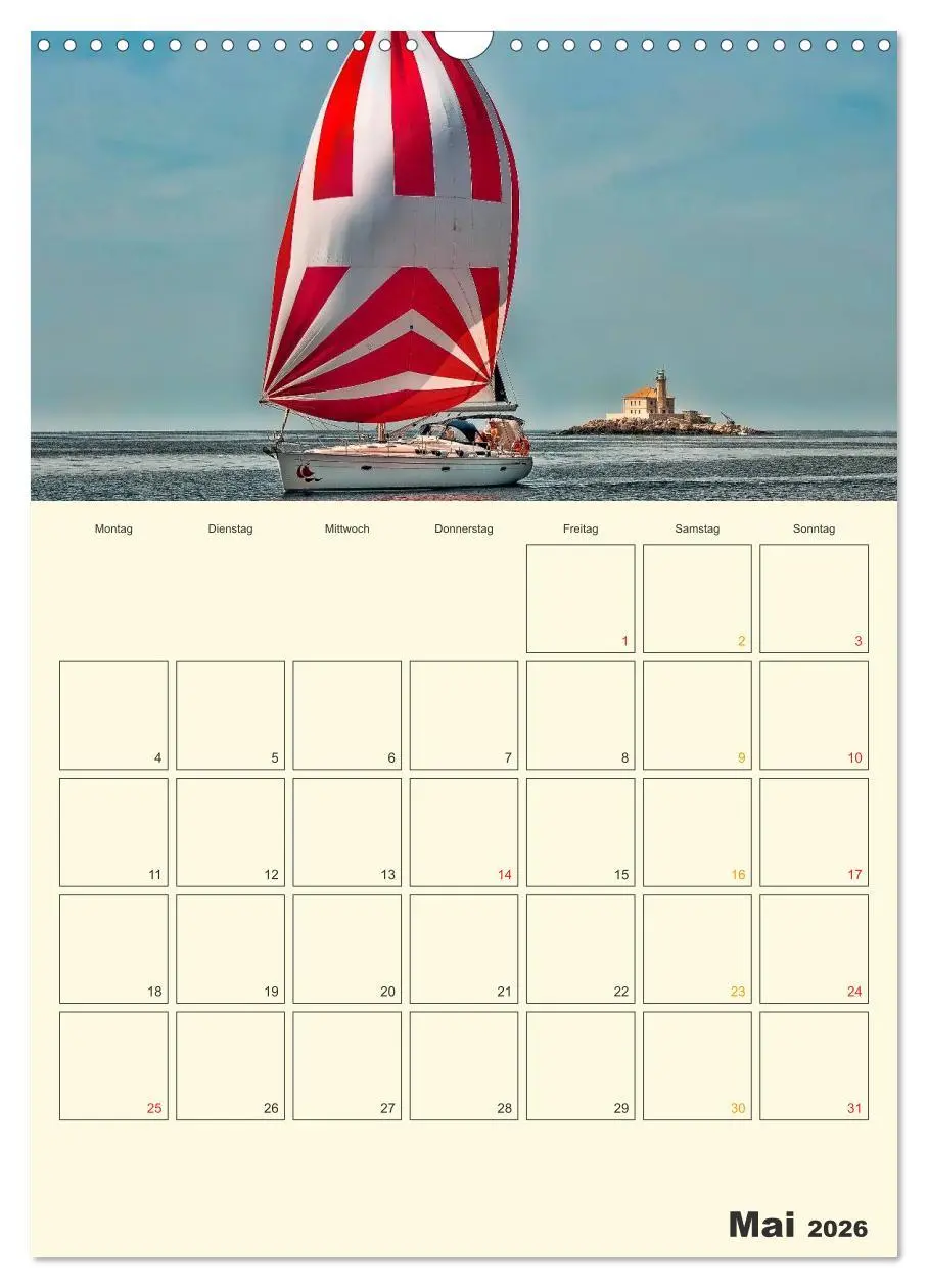 Bild: 9783516423891 | Segeln, unser Jahresplaner (Wandkalender 2026 DIN A3 hoch),...