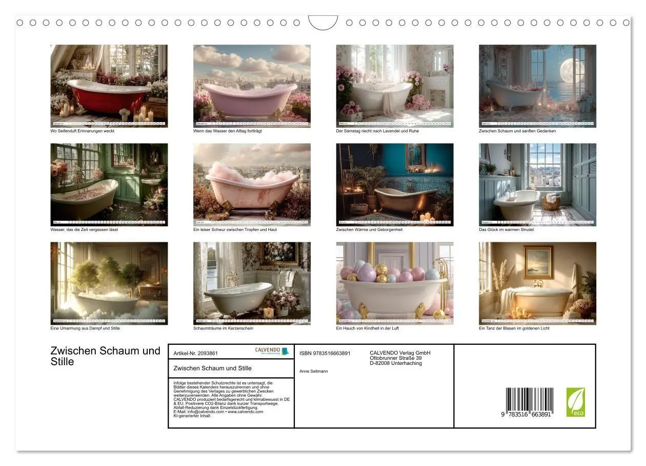 Bild: 9783516663891 | Zwischen Schaum und Stille (Wandkalender 2026 DIN A3 quer),...