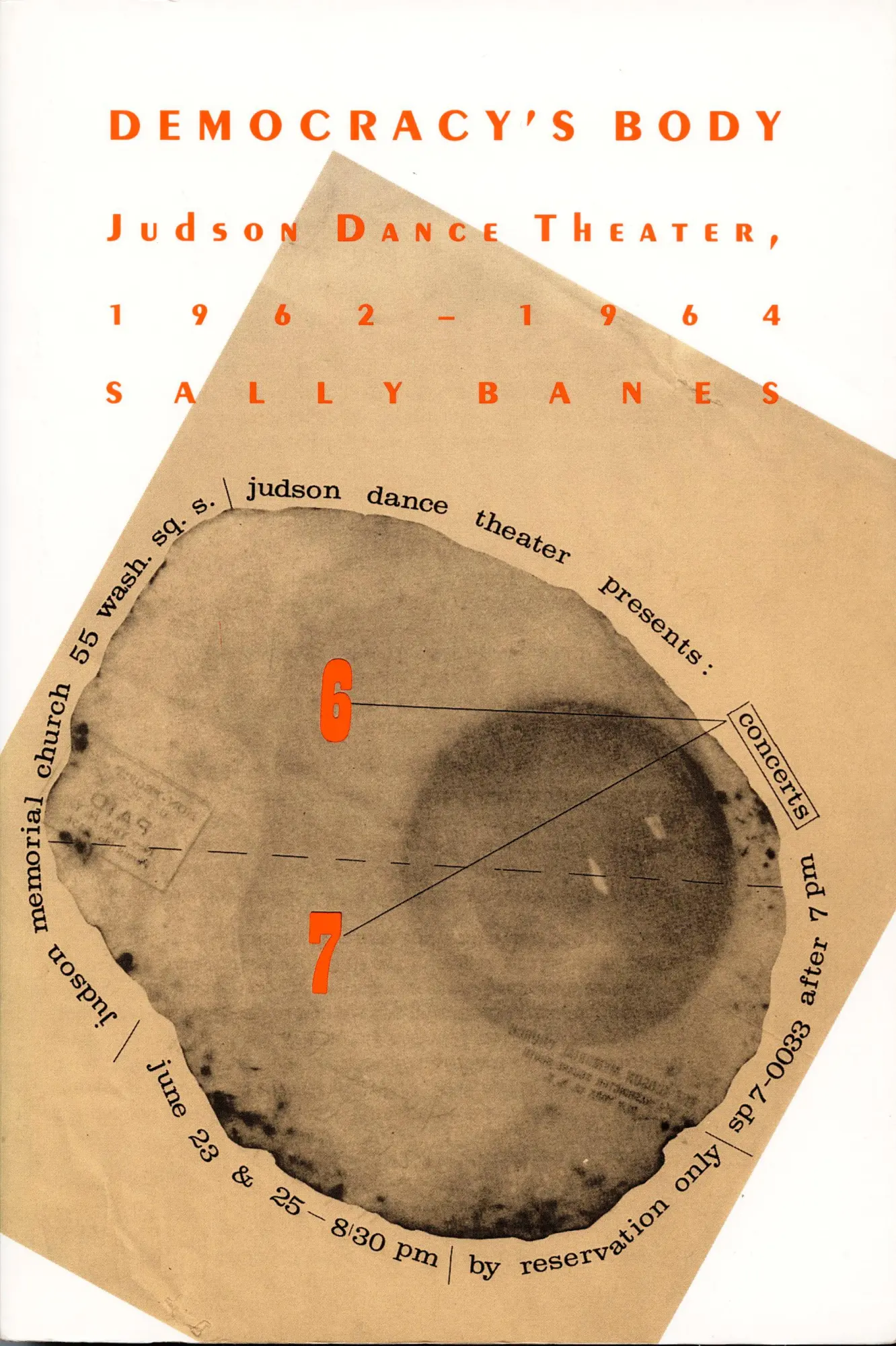 Cover: 9780822313991 | Democracy's Body | Judson Dance Theatre, 1962-1964 | Sally Banes