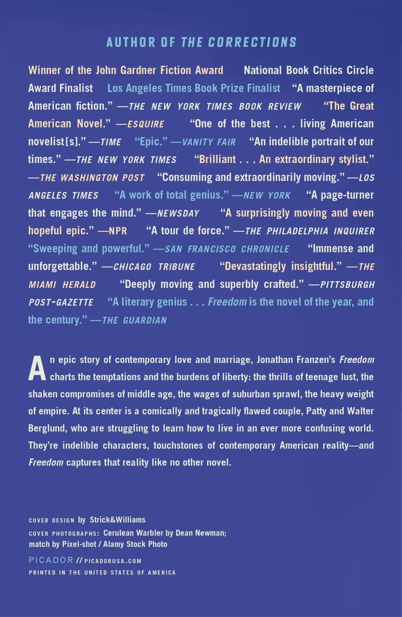 Rückseite: 9781250823991 | Freedom | Jonathan Franzen | Taschenbuch | 608 S. | Englisch | 2021