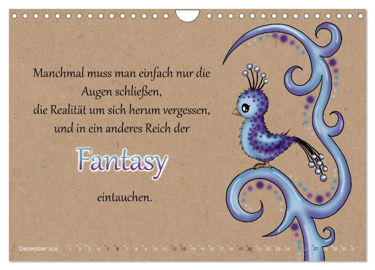 Bild: 9783457633991 | Motiviert durchs Leben (Wandkalender 2026 DIN A4 quer), CALVENDO...