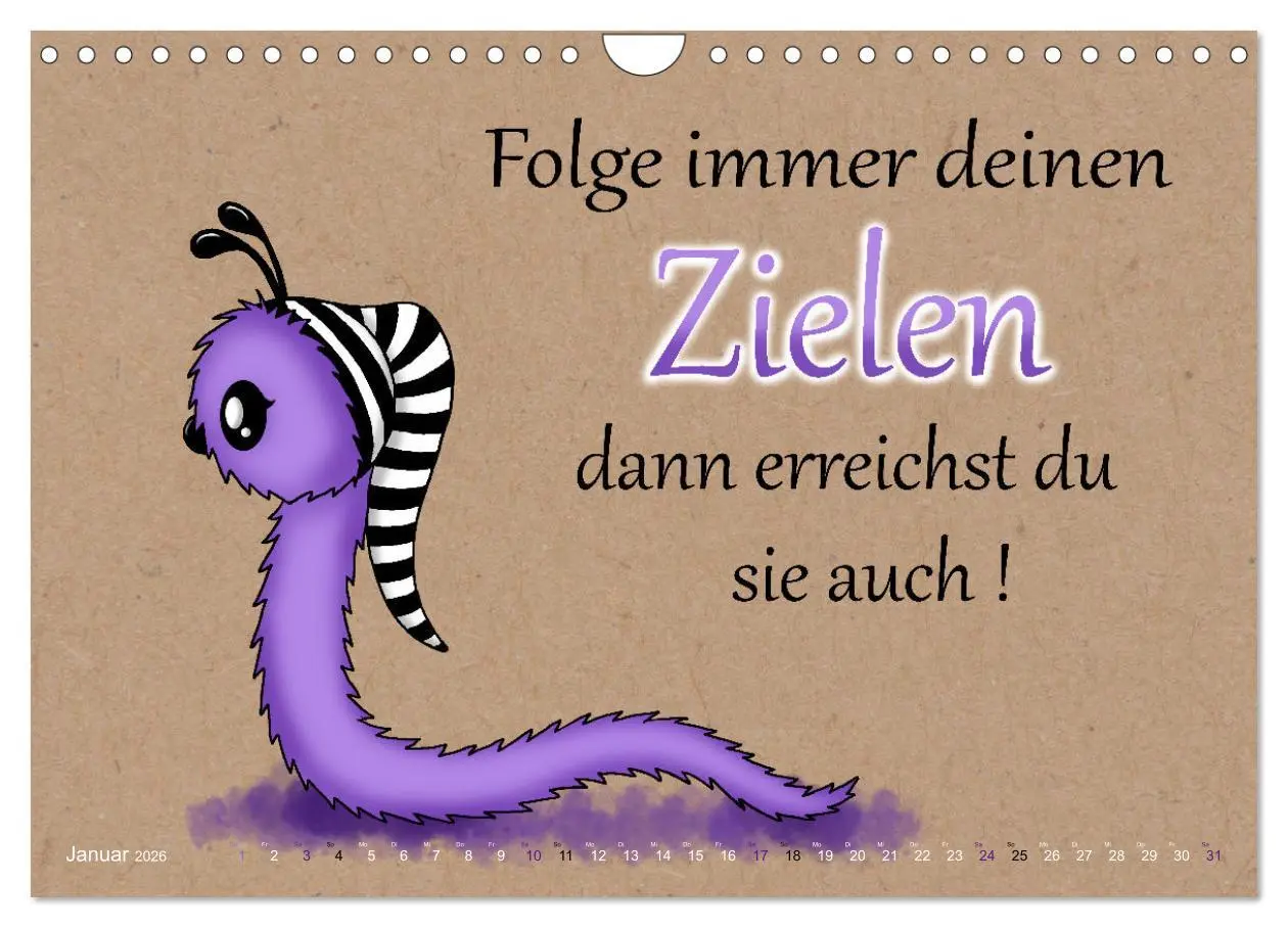 Bild: 9783457633991 | Motiviert durchs Leben (Wandkalender 2026 DIN A4 quer), CALVENDO...