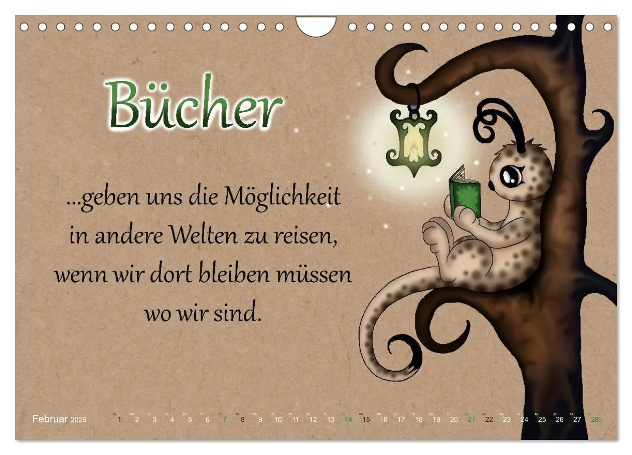 Bild: 9783457633991 | Motiviert durchs Leben (Wandkalender 2026 DIN A4 quer), CALVENDO...