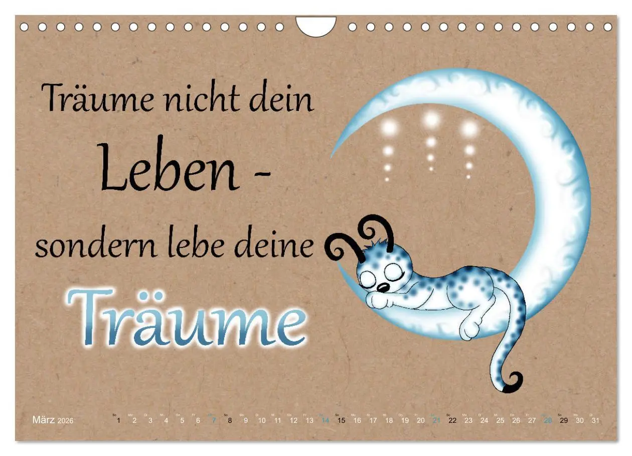Bild: 9783457633991 | Motiviert durchs Leben (Wandkalender 2026 DIN A4 quer), CALVENDO...