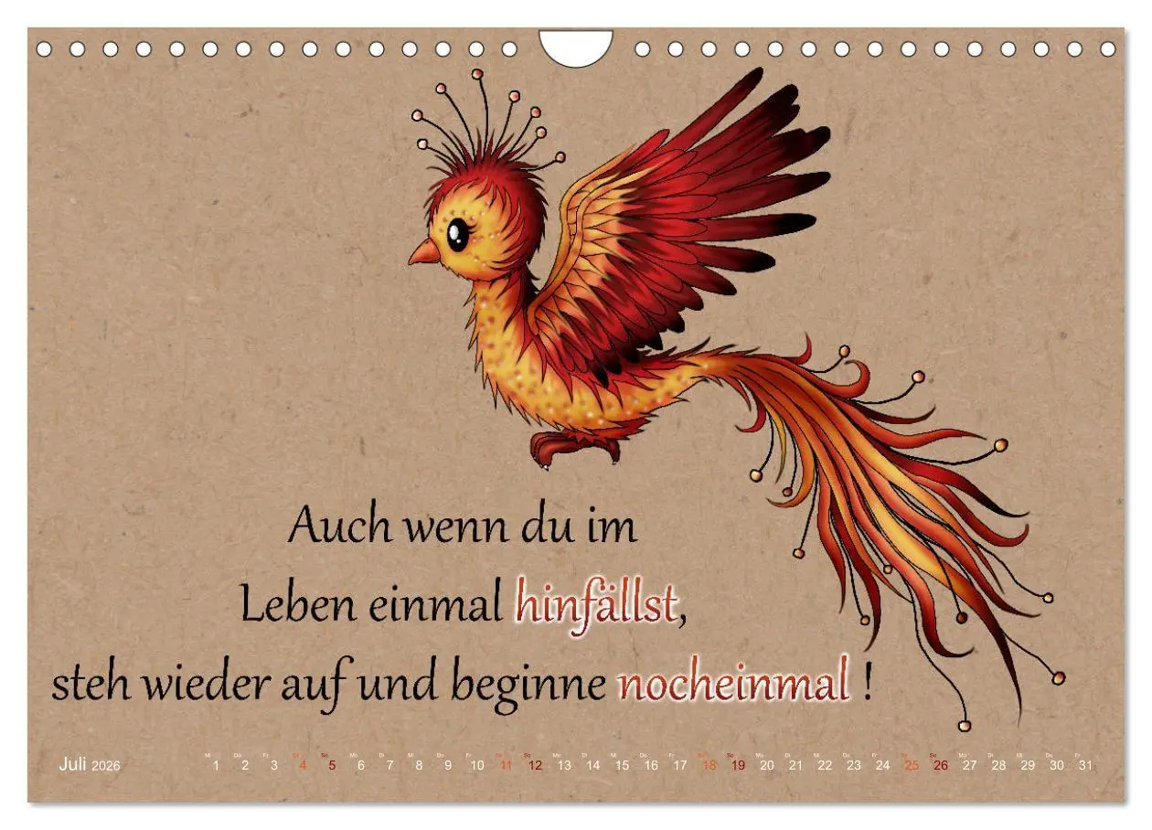 Bild: 9783457633991 | Motiviert durchs Leben (Wandkalender 2026 DIN A4 quer), CALVENDO...