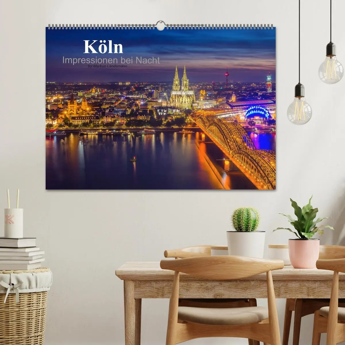 Bild: 9783516033991 | Köln Impressionen bei Nacht (Wandkalender 2026 DIN A2 quer),...