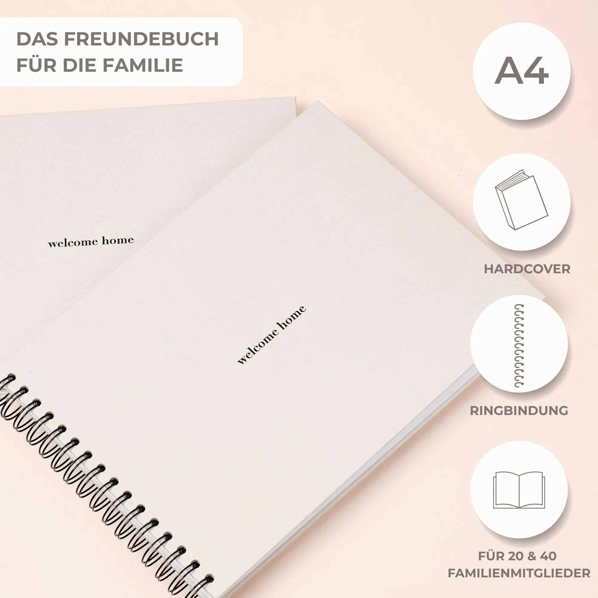 Bild: 9783690283991 | "welcome home" Familienbuch - 40 Mitglieder | Olesja Schalnich | Buch